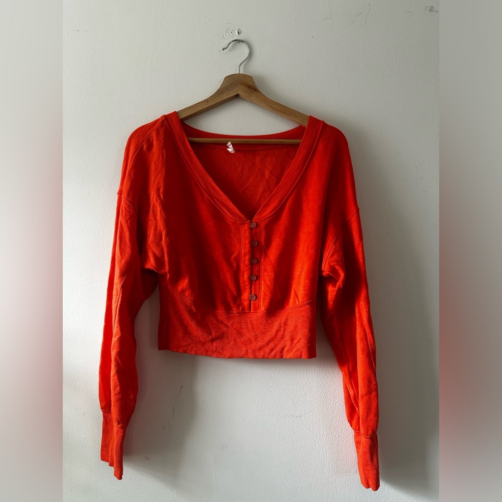 Free People cropped l/s